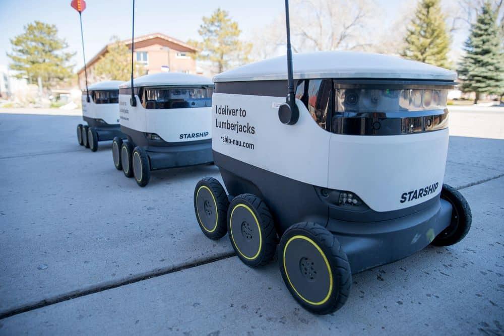 NAU starship delivery robot image
